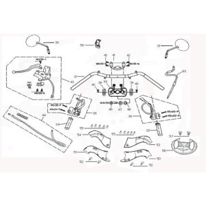 Volante - Componenti dello sterzo China Joy bianco