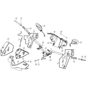 Volante - Componenti dello sterzo - Kymco Agility City 16 200i