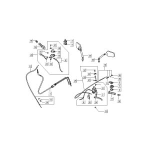 Volante - Componenti sterzo Kymco DJ 2-stroke Silver