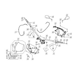 Volante - Componenti dello sterzo - Kymco People S 300i