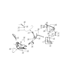 Volante - Componenti sterzo Kymco VP50i Euro 4 tecno silver