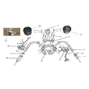 Volante - Componenti dello sterzo - Lintex Retro 125