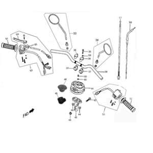 Volante - Componenti dello sterzo Rover Fun color crema