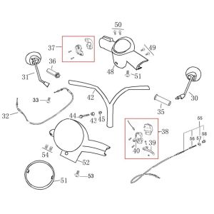 Volante - Componenti sterzo Rover Riva II neri