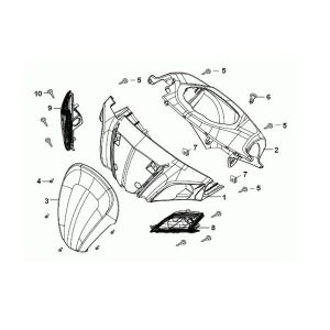 Coperchi sterzo - Indicatori anteriori Generic Cracker 50 2 tempi neri 2010 25