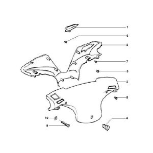Coperchi sterzo AC 2 tempi Piaggio Zip 2000