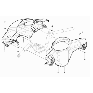 Copriverzo Piaggio Typhoon 50 2 tempi Euro 3 2011