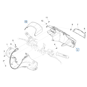 Coprivolanti Piaggio Medley 150 IE ABS Euro 4 2016-2020