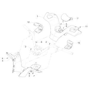 Coprivolanti Piaggio MP3 500 LT Business 2014-2016