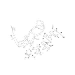 Sospensione del motore Rover Fun a 4 tempi