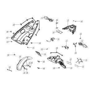 Tail light Kymco Super8 R E5