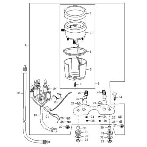 Contachilometri - Cockpit AGM Caferacer
