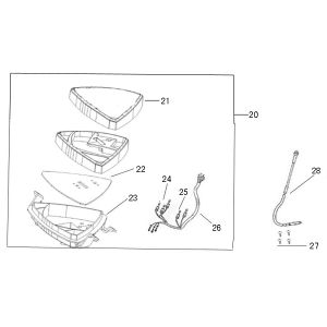 Contachilometri - Cockpit AGM R8