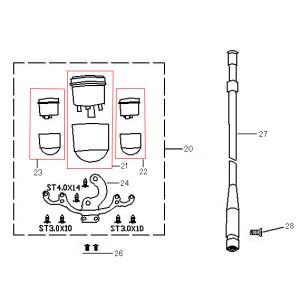 Contachilometri - Cockpit AGM Retro Extra verde