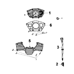 Contachilometri - Cabina di guida Peugeot Jet Force 50 2 tempi LC nero