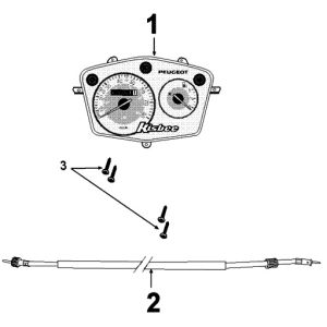 Contachilometri - Cabina di guida Peugeot Kisbee Euro 4