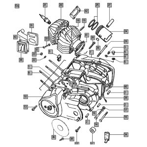 Motorblok nieuw type Tomos STANDARD (25-45KMH) (K8-L0)