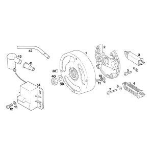Ontsteking 12V 50W en 80W Tomos STANDARD QUADRO LUXE 1996-1997