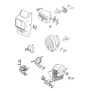 Verlichting Tomos STANDARD QUADRO LUXE 1996-1997