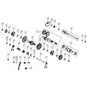 Ingranaggi - trasmissione Kymco MXU 500