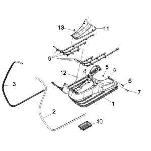 Pedana GTS 125 IE giallo lime 928/A