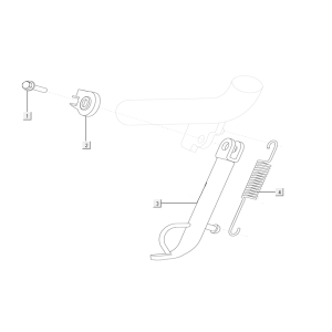 Cavalletto laterale Niu serie U