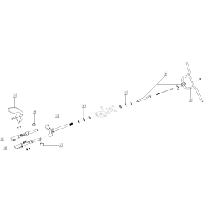 Forcella anteriore - Cuffie Niu U Series turchese
