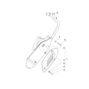 Scarico Vespa Sprint 50 4 tempi 4V