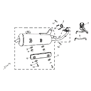 Scarico champagne Sym Allo (WH871)