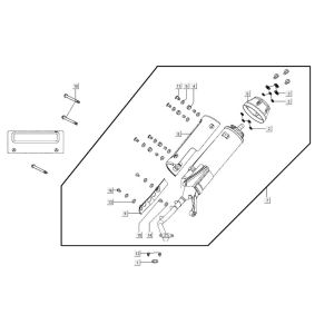 Scarico Kymco Agility CITY 16 125