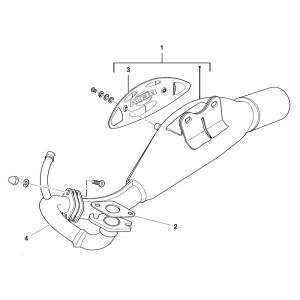 Scarico Beta Ark Skull 50 2 tempi LC 2010
