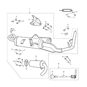 Scarico Peugeot Speedfight 3 50 2 tempi LC 2 tempi