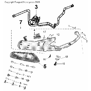 Scarico Peugeot Tweet bianco antico