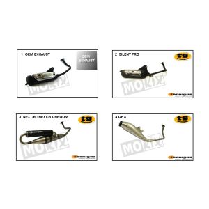 Scarico AC Peugeot V-Clic 50 4 tempi