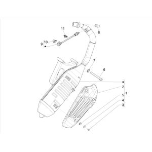Scarico Vespa Primavera 50 4 tempi IGET 3V Euro 5