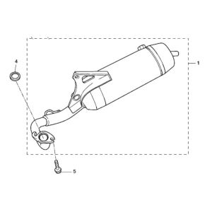Scarico LC Yamaha Aerox 50 2 tempi