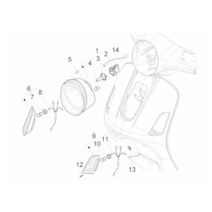 Faro - Indicatori anteriori GTS 125 IE