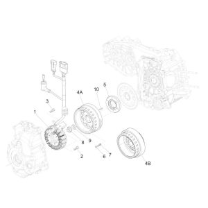 Volano - statore GTS 125 IE