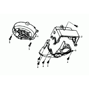 Coprivolano Sym Orbit II Euro 4 Grigio Opaco