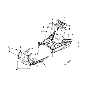 Pedana Sym Tonik (WH8018P) bianca
