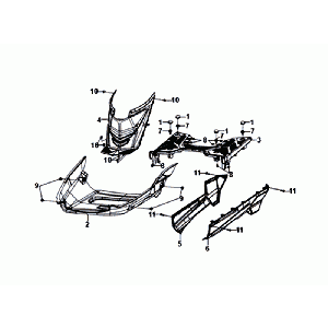 COPRIPIEDI/TELAIO Sym Orbit III Black