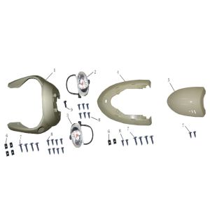 Coperchio anteriore BTC Jet 4 tempi