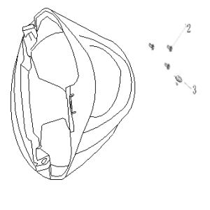 Parafango anteriore AGM Ape 50 nero