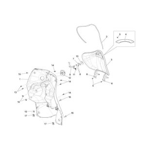 Paragambe Piaggio Liberty 4 tempi