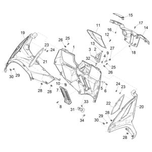 Piaggio MP3 300 HPE/300 HPE Sport ABS Euro 5 2020-2022