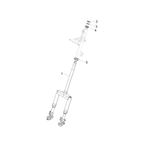 Forcella anteriore - Cuffie Piaggio NRG Power DD 50 2 tempi LC 2007-2017