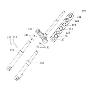 Forcella anteriore - Cuffie AGM Veterano