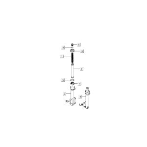 Ricambi forcella anteriore Kymco Super9 50 2 tempi nuovo modello argento