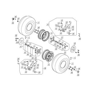 Ruota anteriore Kymco MXU 300R