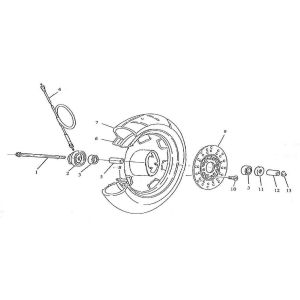 Ruota anteriore Killerbee Custom 125